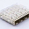 SFP 1X4 帶導光棒壓接腳